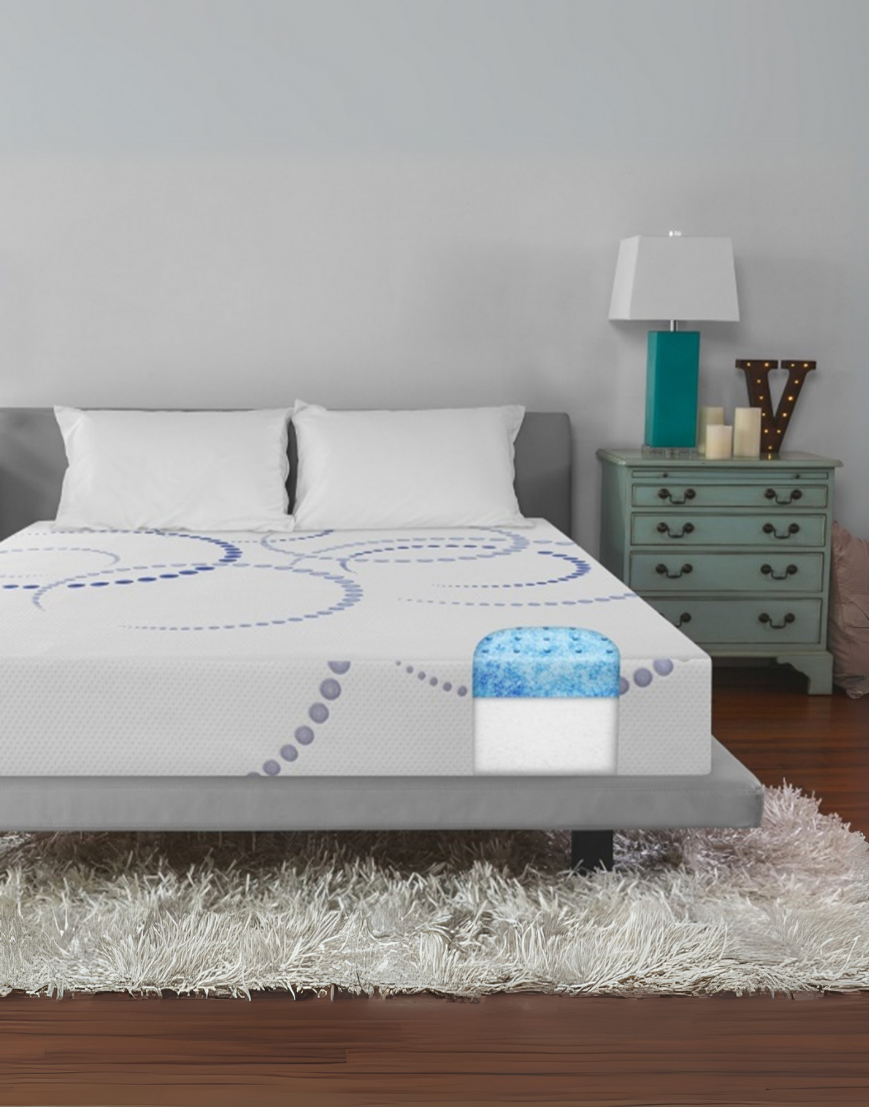 store a memory foam mattress