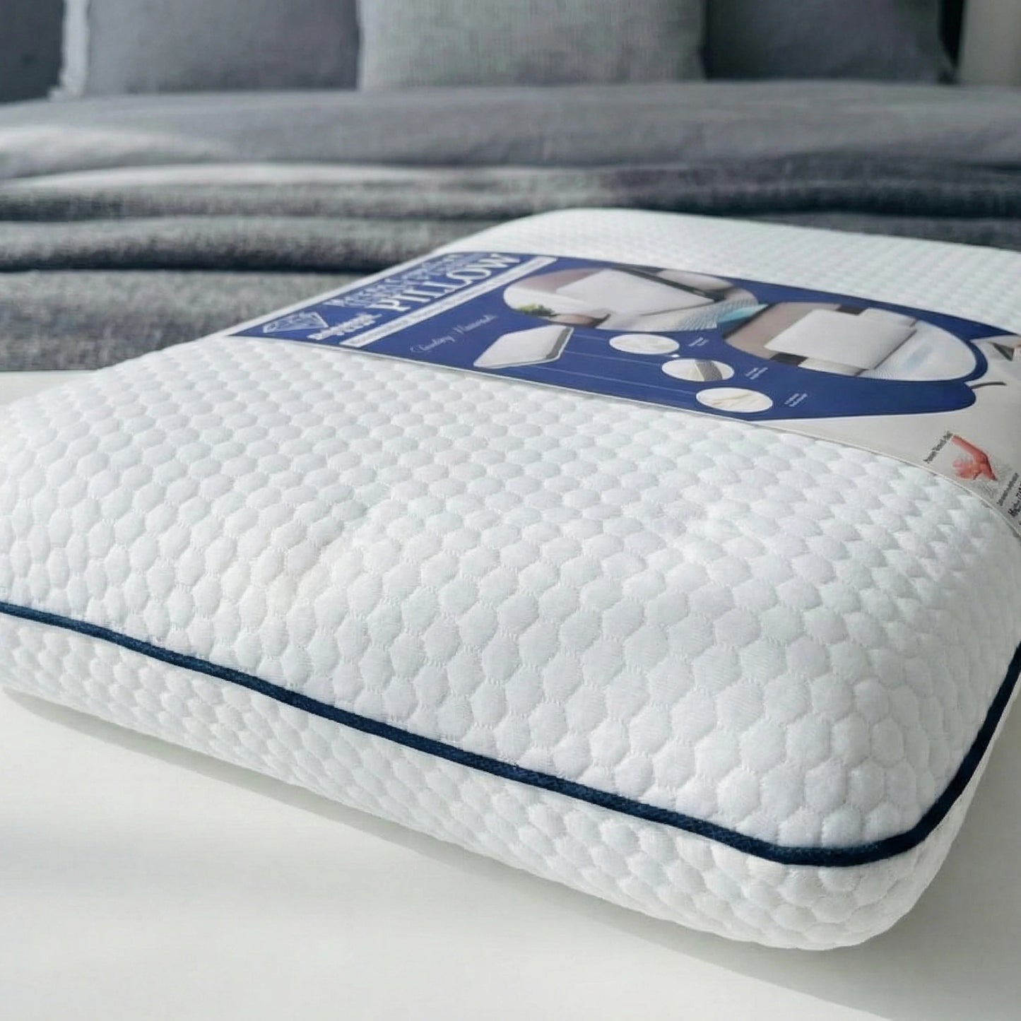 Recta Comfort Memory Foam Pillow – Supportive Loft Comfort
