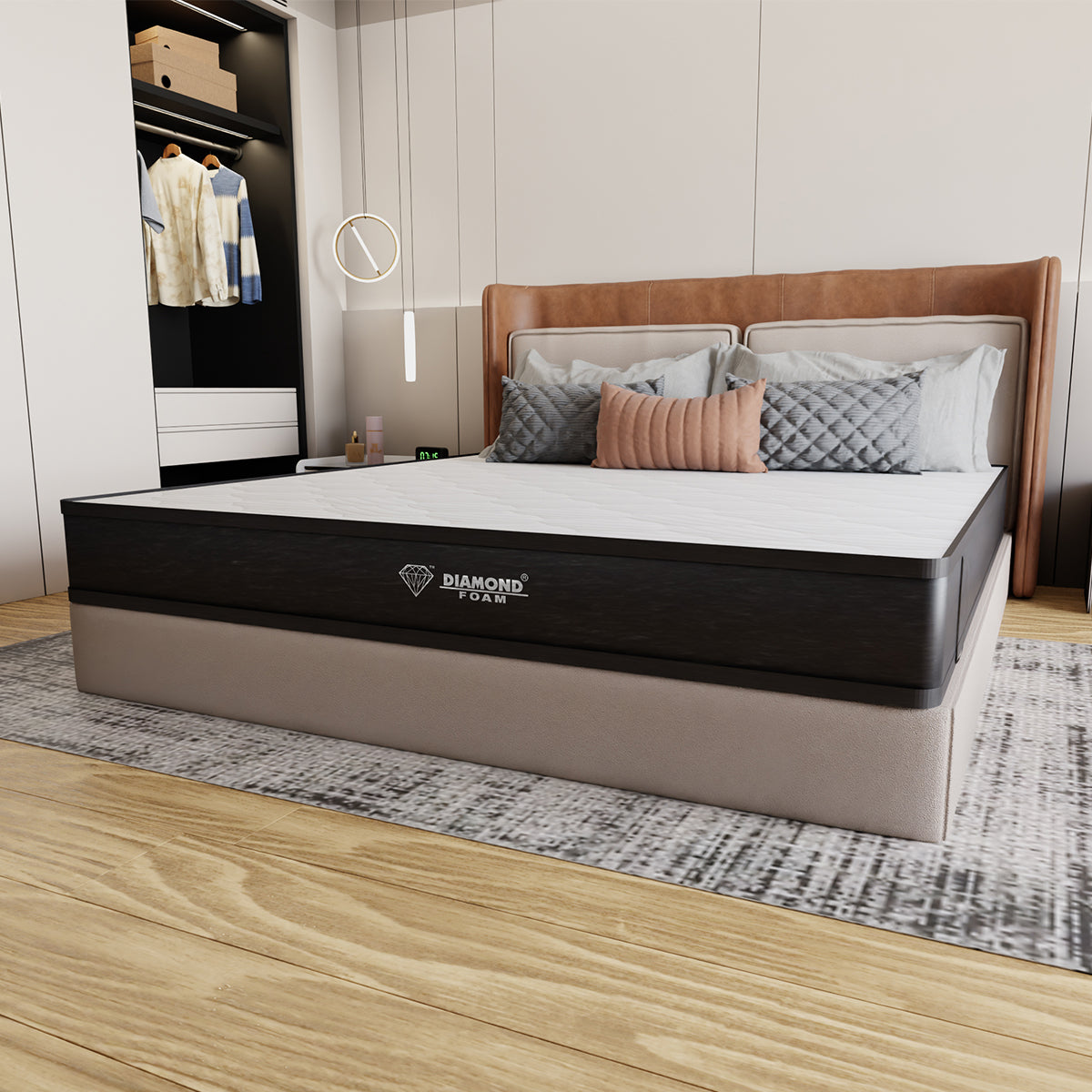 Quiescent Euro Top Spring Mattress with Memory Foam