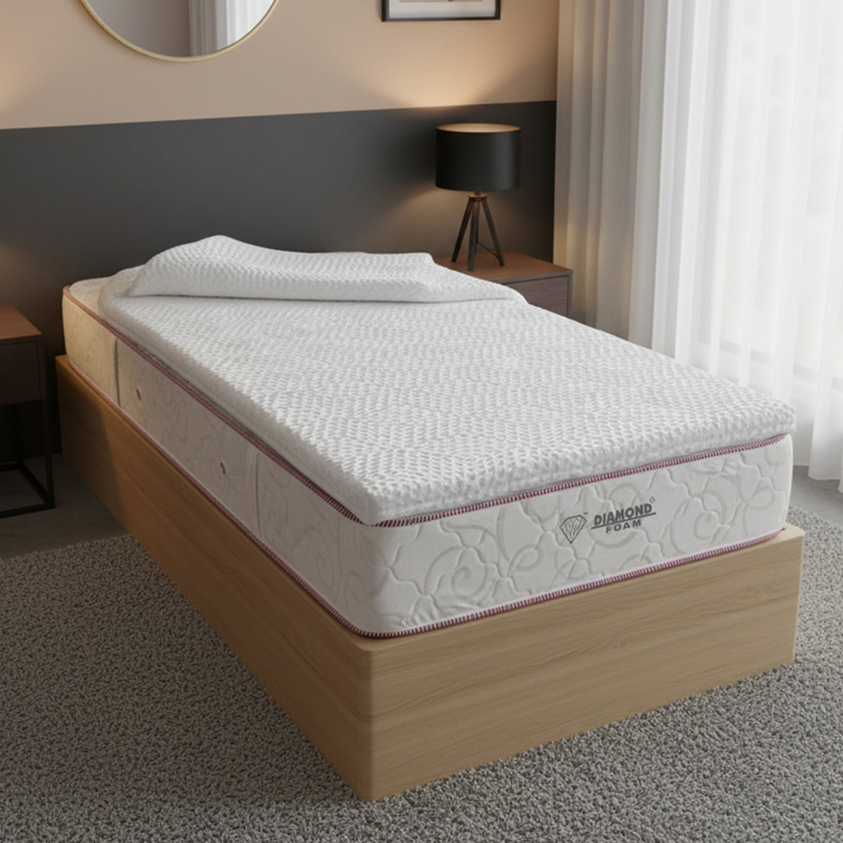 Single Memory Foam Topper