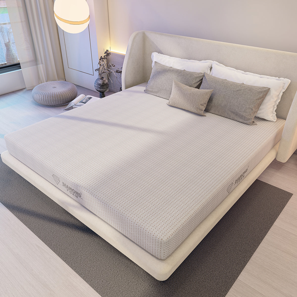 Asentar High Density Foam Mattress, with combination of Hard & Soft