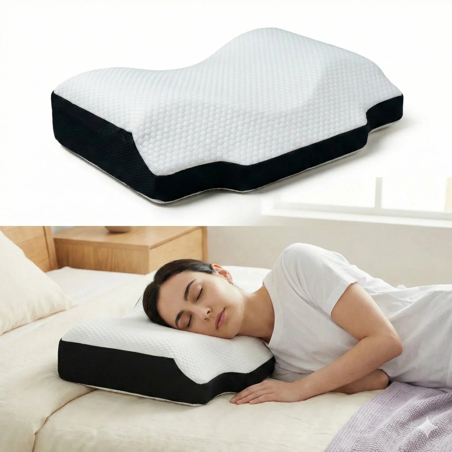 ButterFly V3 Macro Hybrid Memory Foam Pillow for Balanced Comfort