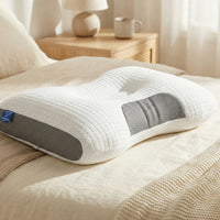 Deep Sleep Polyester Fiber Pillow - Plush Zip-Cover Comfort