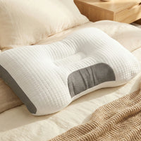 Deep Sleep Polyester Fiber Pillow - Plush Zip-Cover Comfort