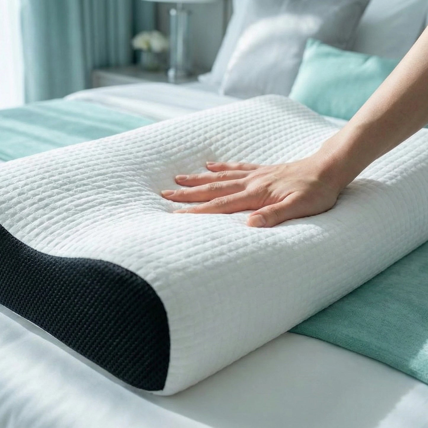 Gelixir Dream Gel-Infused Memory Foam Pillow – Cooler Comfort