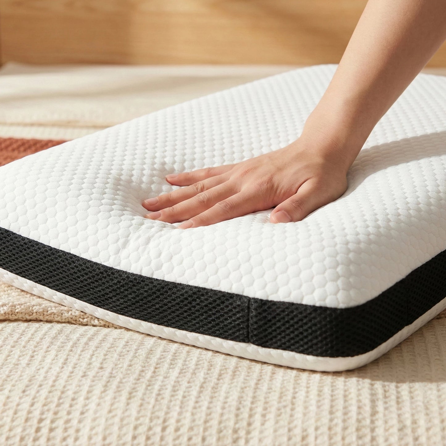 PU Foam Medium Density Comfort Pillow - Everyday Support