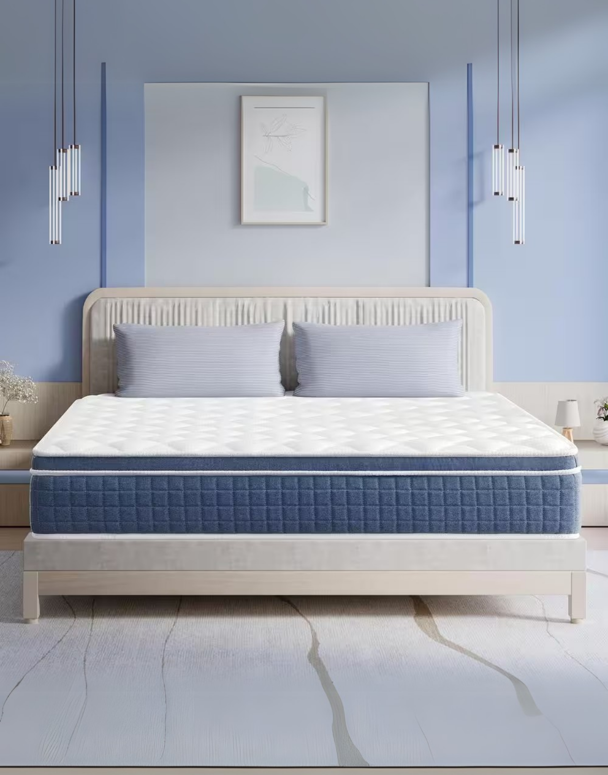 Quiescent Euro Top Spring Mattress with Memory Foam