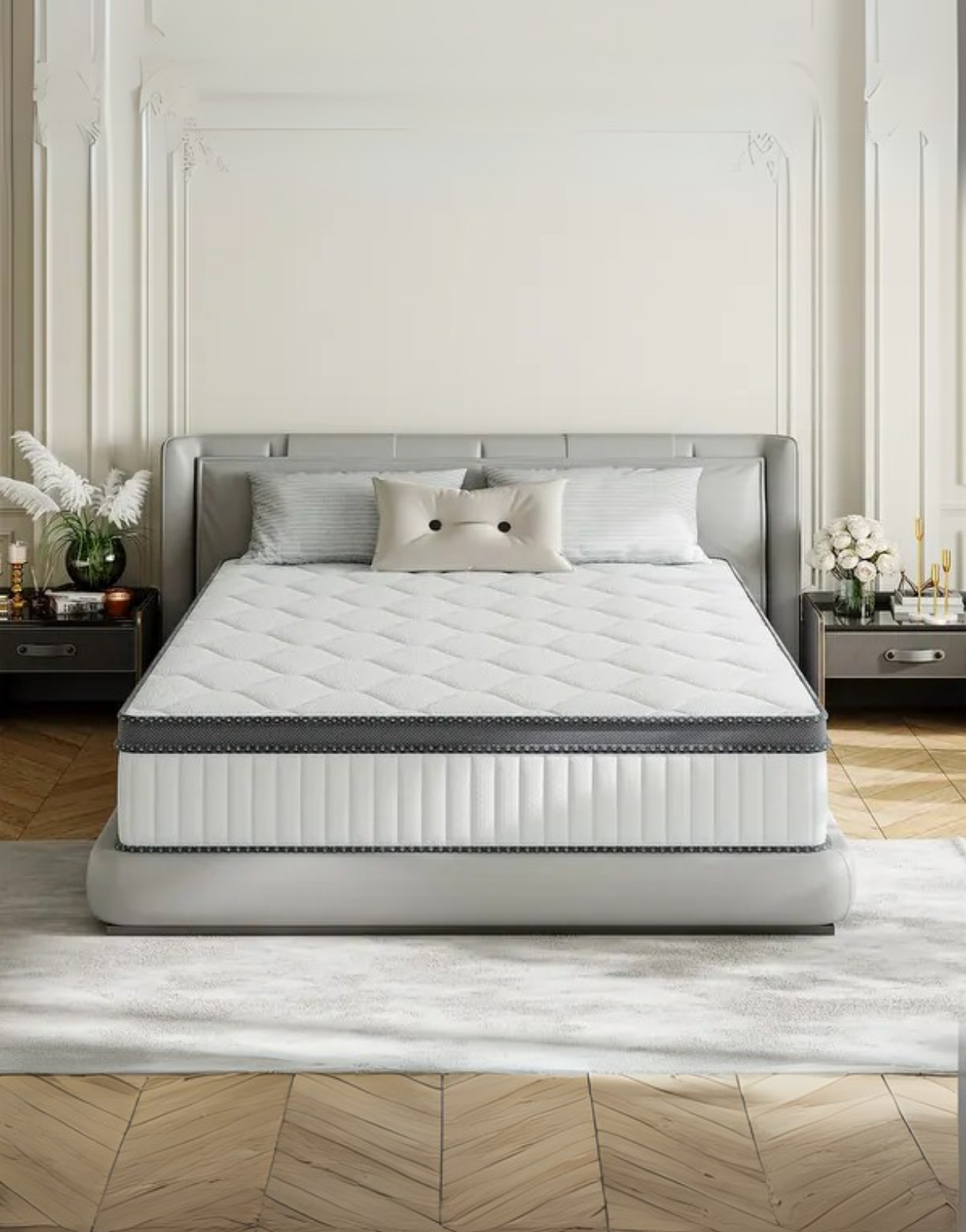 Quiescent Euro Top Spring Mattress with Memory Foam