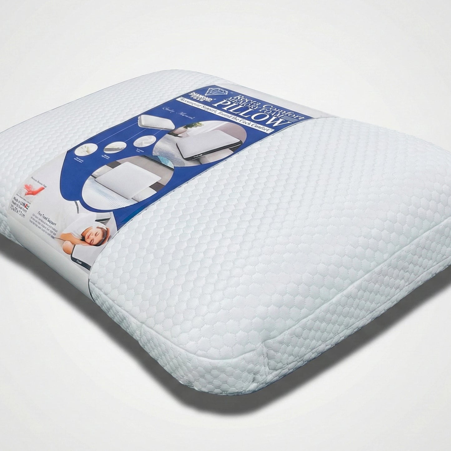 Recta Comfort Memory Foam Pillow – Supportive Loft Comfort